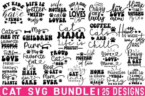 Cat SVG Design Bundle Vol.10
