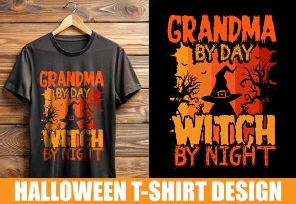 Grandma by Day Halloween T-Shirt