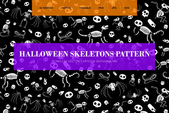 Halloween Skeletons Pattern