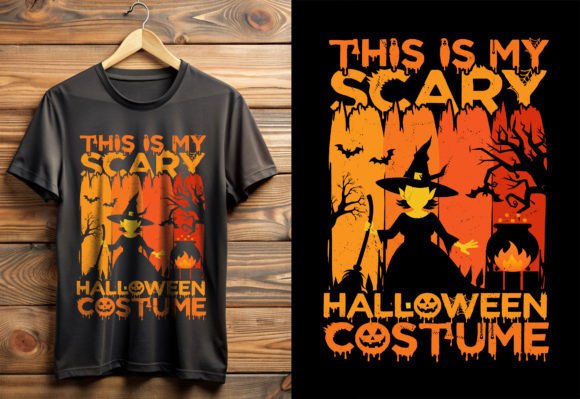 Vintage Scary Halloween Costume T-Shirt